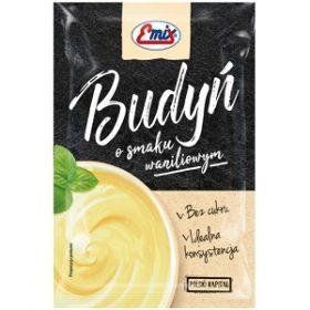 Пудинг с ванильным вкусом БЕЗ САХАРА в пакете Budyn Emix, 40 г, Польша, быстрого приготоления 1691805816 фото