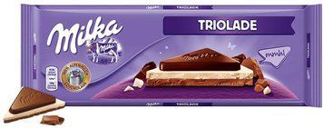 Шоколад Milka Triolade три вида шоколада (Триоладе), 280 г, Швейцария, три вида шоколада 1702999692 фото