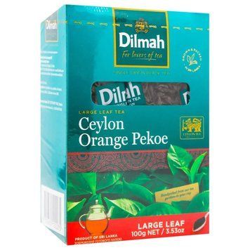 Чай черный цейлонский Dilmah 100г, крупноколистовой 2146740969 фото