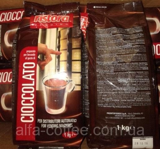 Горячий шоколад Ristora Cioccolato, 1кг Италия, Растворимый шоколадный напиток 766040911 фото