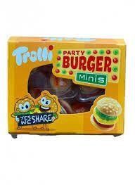 Конфеты желейные жевательные Trolli Mini Burger (мини бургеры), 15 шт., 150 г, Германия 2036732143 фото