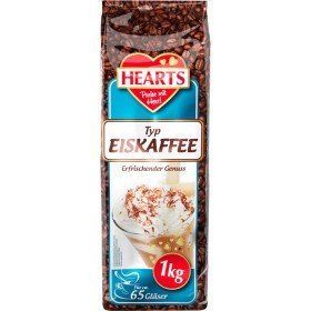 Капучино Hearts Cappucino Eiskaffee (Ice Coffee холодний кофе), 1кг Напиток кофейный быстрорастворимый 1291907432 фото