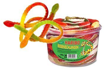 Конфеты желейные змейка Haribo Anaconda 1200г (30шт) , Германия 2179122581 фото