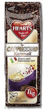 Напиток кофейный растворимый кофе капучино со вкусом карамели Hearts Cappuccino Karamell 1 кг 663860121 фото