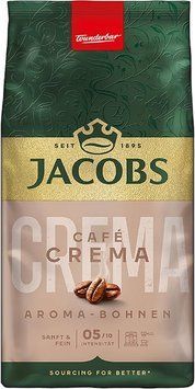 Кофе в зернах средней обжарки Jacobs Caffe Crema Aroma-Bohnen, 500г 2469552603 фото