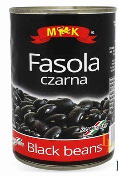 Фасоль чорна (боби) консервовані Fasola MK Czarna, 400 г у ж/б, Польща 1894525976 фото
