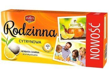 Чай черный с лимоном пакетированный Rodzinna Cytrynowa (лимон) , 80шт (112г) Польша 1319669846 фото