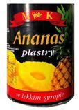 Ананас консервований кільцями в сиропі Ananas plastry M&K (Польща), 565 г ж/б 1391748110 фото