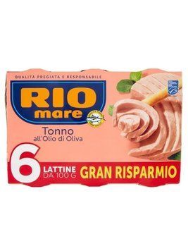 Тунець (консерва) цілісними шматочками в оливковій олії Rio Mare 6шт по 100г 2268130599 фото