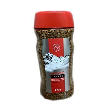 Розчинна кава у скляній банці Swisso Kaffee, 200 г, 100% Арабіка, Швейцарія 1501108836 фото