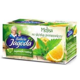 Чай фруктовый Baвcia Jagoda в пакетах с апельсином и мелиссой (саше) 20 шт., 40 г, Польша, апельсин и мелисса 1684095017 фото