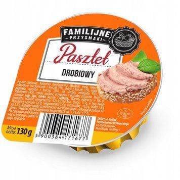 Паштет куриный Pasztet z drobiem (курица), 130 г, Польша 863060885 фото