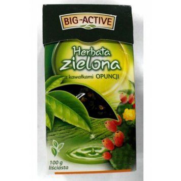 Чай зеленый листовой Big-Active с кактусом агава и лепестками роз, 100г Польша 1295787754 фото