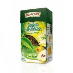 Чай зеленый листовой рассыпной Big-Active с грушей и айвой, 100 г, Польша 1295797118 фото