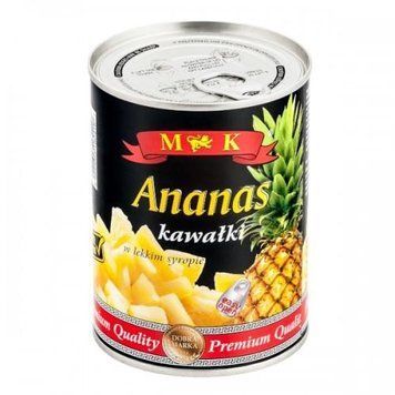 Ананас консервований шматочками в сиропі Ananas Helcom (Польща), 565 г ж/б 1393038755 фото