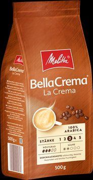 Кава зернова арабіка Melitta Bella Crema, 500г, Німеччина, середнього обсмажування 1580066739 фото