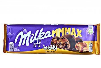 Шоколад молочный с карамелью Milka Bubbly Caramel, 250г 2393565399 фото
