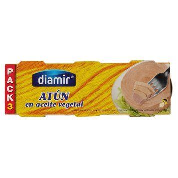 Тунець цільними шматочками в олії DIAMIR 240 г (3х80г), Іспанія, консерва 2268532417 фото