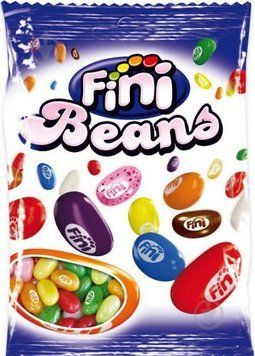 Конфеты мармеладные желейные жевательные Fini Beans, 90г, Испания, БЕЗ ГЛЮТЕНА разноцветные 1618309465 фото