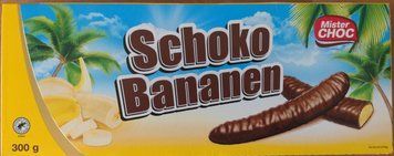 Конфеты банан в шоколаде Schoko Bananen, 300г (СРОК закончился) 1696947729 фото