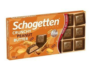 Шоколад молочный с арахисовой пастой Schogetten Peanut Butter, 100г 2394111407 фото