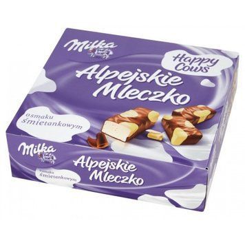 Конфеты Милка птичье молоко (суфле) сливочно-молочным вкусом в коробке Milka Alpejskie Mleczko, 330г 1710299345 фото