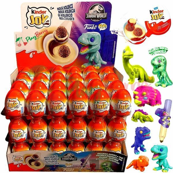 Конфеты шоколадные яйцо парк Юрского периода Киндер Джой Kinder Joy, 20 г (Польша) 1393080225 фото