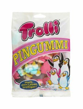 Конфеты желейные жевательные Trolli Pingummi (пингвины), 150г, Германия, мармелдные конфеты 1743080894 фото