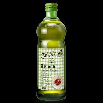 Оливковое масло первого холодного отжима для салатов Carapelli il Frantolio, 1л Италия 787909046 фото
