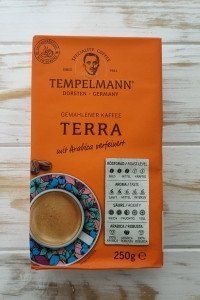 Кофе молотый Tempelmann Terra в пачке 250г, Германия, купаж элитных сортов арабики и робусты 1743092389 фото