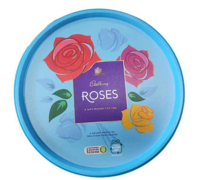 Конфеты шоколадные в подарочной коробке Cadbury Roses, 600г, Англия, микс конфет, ассорти 2063699329 фото