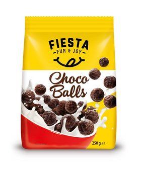 Шоколадные шарики злаковые Fiesta Choco Balls, 250г Польша, сухие завтраки, хлопья, быстрого приготовления 1568141707 фото