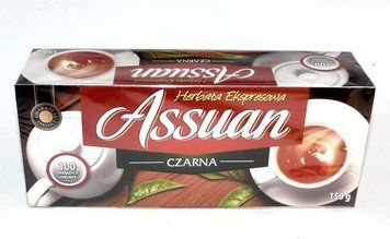 Черный чай в пакетиках без добавок Assuan Czarna, 150г, Польша 1436914781 фото