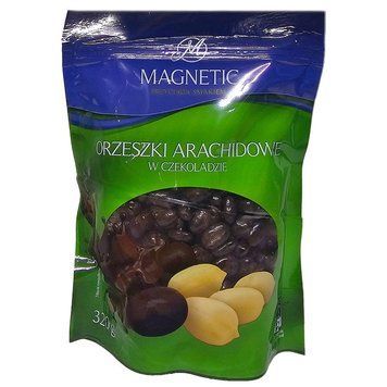 Арахис в шоколаде Magnetic Orzeszki, 320г 850543901 фото