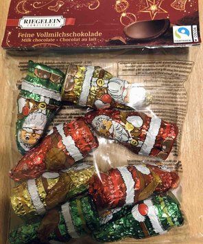 Шоколад новогодний фигурки Riegelein, 100 г 2418452767 фото