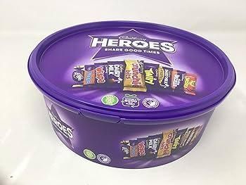 Конфеты шоколадные в подарочной коробке Cadbury HEROES, 600г, Англия, микс конфет, ассорти 2063708924 фото