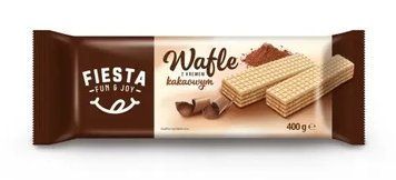 Вафли с шоколадным кремом (начинкой) Fiesta Wafle, 400г, Польша 1744790735 фото