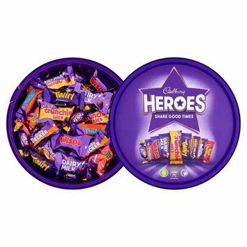 Конфеты шоколадные в подарочной коробке Cadbury HEROES, 600г, Англия, микс конфет, ассорти 2063708924 фото