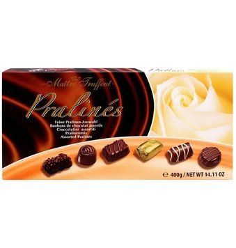 Шоколадные конфеты в коробке Пралине Maitre Truffout Pralines, 400 г, Австрия 2063722093 фото
