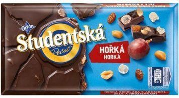 Шоколад черный с&nbsp;кусочками сухофруктов, кокоса и арахиса Studentska Horka, 170 г, Чехия 1321358059 фото