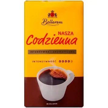 Кава мелена натуральна Bellarom Nasza Codzienna, 500 г, Польща, темно-середнього обсмажування 1837487338 фото