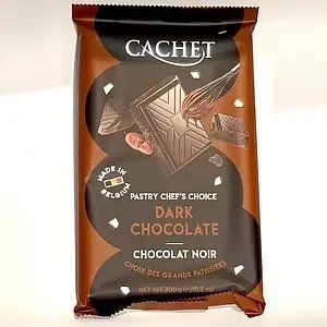 Шоколад черный бельгийский Cachet Dark Chocolate 54% какао, 300 г, темный шоколад премиум 1662773885 фото