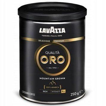 Кофе молотый Lavazza Qualita Oro Mountain Grown (чёрная) в банке 250г из ценных сортов високогорных арабик 1297033011 фото