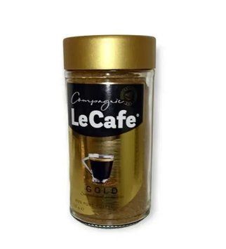 Кава розчинна гранульована LE Cafe GOLD, 200 г, Польща, у скляній банці сублімована 1794348881 фото