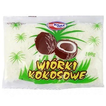 Кокосовая стружка белая Kraf Pak, 100г Польша 2276997133 фото