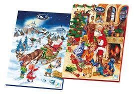 Адвент календарь шоколадный Новогодний Only, 50г 1297110772 фото