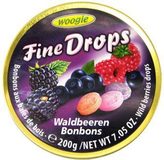 Леденцы Woogie Fine Drops со вкусом лесных ягод в жестяной банке, 200 г (Австрия) 1323816677 фото