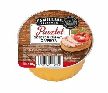 Паштет куриный c паприкой Pasztet Familijne, 130г Польша 2195292300 фото
