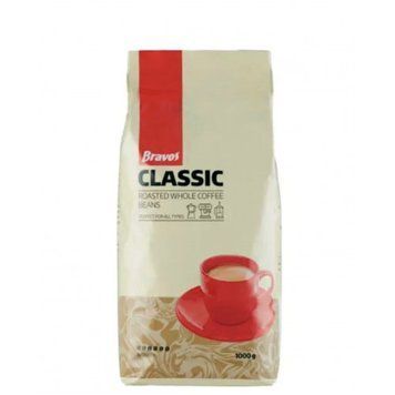 Кофе в зернах Бравос, Bravos Classic, 1кг , Венгрия, 100% робуста,Оригинал, 541033617 фото
