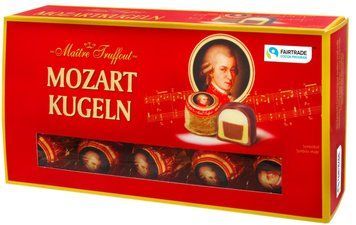Шоколадные марципановые конфеты в коробке Mozart Kugeln, 200г (Австрия) 1697203053 фото
